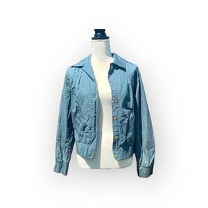 Sessun Lightweight Cotton Gold Button jacket Woman’s size xs